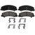 QuickStop Front Disc Brake Pad Set Ceramic | WAGZD1159