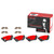 Premium NAO Ceramic OE Equivalent Rear Disc Brake Pad Set | BBBP30014N