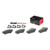 Premium NAO Ceramic OE Equivalent Front Brake Pad Set | BBBP59055N
