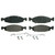 QuickStop Front Disc Brake Pad Set Semi-Metallic | WAGZX942