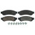 QuickStop Rear Disc Brake Pad Set Semi-Metallic | WAGZX1334A