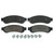 QuickStop Rear Disc Brake Pad Set Semi-Metallic | WAGZX1334A