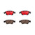 Premium NAO Ceramic OE Equivalent Front Brake Pad Set | BBBP56080N