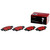 Premium NAO Ceramic OE Equivalent Front Brake Pad Set | BBBP56080N