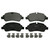 QuickStop Rear Disc Brake Pad Set Semi-Metallic | WAGZX1775