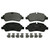QuickStop Rear Disc Brake Pad Set Semi-Metallic | WAGZX1775