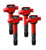 Coil, 08-17 Honda/Acura 2.4L, 4Pk, Red | MSD82194