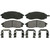 QuickStop Front Disc Brake Pad Set Semi-Metallic | WAGZX830A