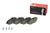 Premium Low-Met OE Equivalent Front Brake Pad Set | BBBP50124
