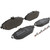 Premium Low-Met OE Equivalent Front Brake Pad Set | BBBP50124