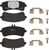 Premium Low-Met OE Equivalent Rear Disc Brake Pad Set | BBBP50130