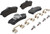 Premium Low-Met OE Equivalent Rear Disc Brake Pad Set | BBBP50130