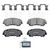 QuickStop Front Disc Brake Pad Set Ceramic | WAGZD1737