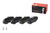 Premium Low-Met OE Equivalent Front Brake Pad Set | BBBP44008