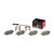 Premium NAO Ceramic OE Equivalent Rear Disc Brake Pad Set | BBBP10071N