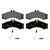 SevereDuty Front/Rear Disc Brake Pad Set | WAGSX949