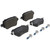 Premium Low-Met OE Equivalent Rear Disc Brake Pad Set | BBBP85140