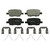 QuickStop Rear Disc Brake Pad Set Ceramic | WAGZD1914