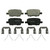 QuickStop Rear Disc Brake Pad Set Ceramic | WAGZD1914
