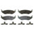 OEX Rear Disc Brake Pad Set Premium Ceramic | WAGOEX967A