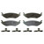 OEX Rear Disc Brake Pad Set Premium Ceramic | WAGOEX967A