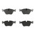 Premium NAO Ceramic OE Equivalent Front Brake Pad Set | BBBP06043N