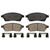 QuickStop Front Disc Brake Pad Set Ceramic | WAGZD1422