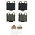 QuickStop Rear Disc Brake Pad Set Ceramic | WAGZD771