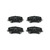 Premium NAO Ceramic OE Equivalent Front Brake Pad Set | BBBP30070N