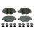 OEX Rear Disc Brake Pad Set Premium Ceramic | WAGOEX1612