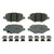 OEX Rear Disc Brake Pad Set Premium Ceramic | WAGOEX1612