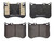 Premium Low-Met OE Equivalent Front Brake Pad Set | BBBP50095