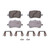 OEX Front Disc Brake Pad Set Premium Ceramic | WAGOEX1160