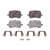OEX Front Disc Brake Pad Set Premium Ceramic | WAGOEX1160