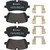 Premium Low-Met OE Equivalent Rear Disc Brake Pad Set | BBBP44021
