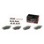 Premium NAO Ceramic OE Equivalent Rear Disc Brake Pad Set | BBBP83152N