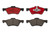 Premium NAO Ceramic OE Equivalent Front Brake Pad Set | BBBP24186N
