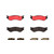 Premium NAO Ceramic OE Equivalent Front Brake Pad Set | BBBP18019N