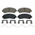 QuickStop Front Disc Brake Pad Set Ceramic | WAGZD1584