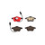 Premium NAO Ceramic OE Equivalent Front Brake Pad Set | BBBP85085N