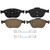 QuickStop Front Disc Brake Pad Set Ceramic | WAGZD970