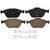 QuickStop Front Disc Brake Pad Set Ceramic | WAGZD970