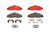 Premium NAO Ceramic OE Equivalent Front Brake Pad Set | BBBP10024N