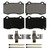 QuickStop Rear Disc Brake Pad Set Semi-Metallic | WAGZX1270A