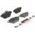 Premium NAO Ceramic OE Equivalent Rear Disc Brake Pad Set | BBBP50136N