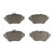 Premium NAO Ceramic OE Equivalent Rear Disc Brake Pad Set | BBBP50136N