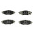 Premium NAO Ceramic OE Equivalent Rear Disc Brake Pad Set | BBBP78020N