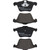 Premium Low-Met OE Equivalent Front Brake Pad Set | BBBP24077