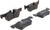 Premium Low-Met OE Equivalent Rear Disc Brake Pad Set | BBBP06094