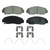 QuickStop Front Disc Brake Pad Set Ceramic | WAGZD1608